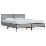  Okvir za krevet boja hrasta 150x200cm konstruirano drvo i metal | shoptok.hr