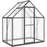  Staklenik s okvirom antracit 169 x 114 x 195 cm aluminijski | Eponuda.ba
