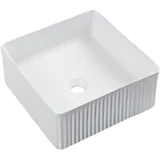 lavabo Art 375*375*130 [KW-1592] [bela, sjaj]