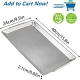 SANQIAHOME servirni pladenj iz nerjavečega jekla 40x24cm | Shoptok.si