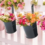 KINGLAKE 10x viseči kovinski cvetlični lonci | Shoptok.si