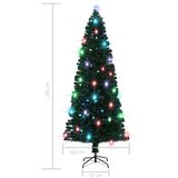  Osvijetljeno božićno drvce sa stalkom i LED 240 cm optička vlakna | shoptok.hr