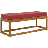  Jastuk za sjedalo boja crnog vina 115 x 40 x 8 cm - boja crnog vina 115 x 40 cm | shoptok.hr
