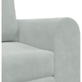  Kauč na kat 2-u-1 svjetlosivi 148x71x83 cm baršun | shoptok.hr