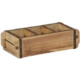  Pladenj 30x14x9 cm Iz masivnega lesa iz ponovne uporabe | Shoptok.si