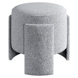 Atelier Del Sofa Ash - Grey Grey Pouffe | Eponuda.com