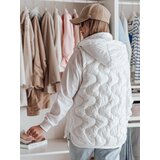 DStreet Kamizelka damska przejściowa pikowana VESOLITA biała | Shoptok.si