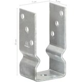  Sidra za ogradu 6 kom srebrna 7 x 6 x 15 cm pocinčani čelik | shoptok.hr