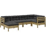  6-dijelni set vrtnih sofa od impregnirane borovine | shoptok.hr