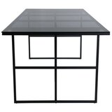 Venture Home Leif pravokutni blagovaonski stol 200 × 90 cm, crni | shoptok.hr