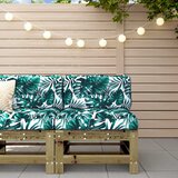 Maison Chic Vrtni sredinski kavč - Zunanji kavč impregnirana borovina, (22040885) | Shoptok.si