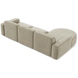 Makamii Bež kutna garnitura od šenila (s lijevim kutom/s ležaljkom) Omao – | shoptok.hr