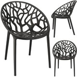 Jumi stol albero, plastika, črna, (22065374) | Shoptok.si
