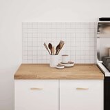VidaXL Kuhinjska delovna plo&amp;scaron;ča 80x63,5x4 cm trdna hrastovina Slike