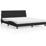  Krevet s madracem Hanko crni 180x200 cm baršunasti | shoptok.hr