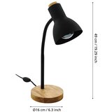 Eglo 98831 - Stona lampa VERADAL 1xE27/40W/230V crna | Eponuda.com