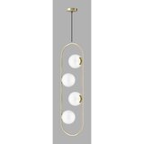 Squid Lighting Viseča svetilka v zlati barvi s steklenim senčilom Club – | Shoptok.si