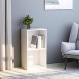 Furnova Knjižna omara bela 40x30x76,5 cm inženirski les, (21933194) | Shoptok.si