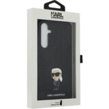  Originalen KARL LAGERFELD ovitek Samsung Galaxy A55 - Glitter IML NFT Iconic - črn ovitek z bleščicami - KLHCSA55GKNPSK | Shoptok.si