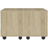  Stolić za kavu boja hrasta sonome 60x60x38 cm konstruirano drvo | shoptok.hr