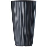  Visoka okrugla posuda za biljke Sahara (Vanjska dimenzija (ø x V): 30 cm x 60 mm, Plastika, Antracit) Cijene