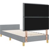  Postelja Svetlo Siva 90x190 cm Tkanina, (22049168) | Shoptok.si