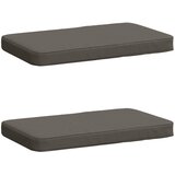  Jastučići za klupe - 2 dijela VUGHT 2 pcs 100% poliester Siva | shoptok.hr