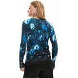 Desigual Pulover plava / crna / bijela | shoptok.hr