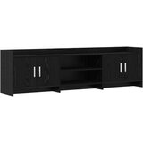 vidaXL TV omarica 168 x 33 x 47 cm Črni hrast Inženirski les, (5000247659) | Shoptok.si