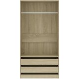  Ormar boja hrasta sonome 100 x 50 x 200 cm konstruirano drvo | shoptok.hr