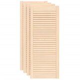  Vrata za ormarić rešetkasti dizajn 4 kom 99,3x39,4 cm borovina | shoptok.hr