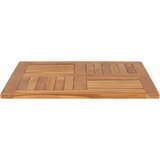 vidaXL Stolna ploča od masivne tikovine četvrtasta 80 x 80 x 2 5 cm | shoptok.hr