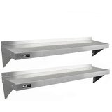 Monster 2 x KuKoo police iz nerjavečega jekla 1400 mm x 300 mm, (21571365) | Shoptok.si