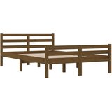  Okvir za krevet masivno drvo boja meda 150 x 200 cm bračni | Eponuda.ba
