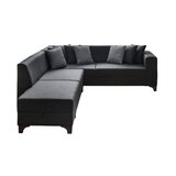 Atelier Del Sofa Ugaona sofa na razvlačenje Zapad Lijevo, 230 x 285 cm, Antracit | Eponuda.ba