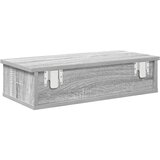 vidaXL Stenska polica s predali artisan hrast 60x28x15 cm inž. les | Shoptok.si