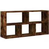  Zidna polica boja hrasta 100x25x50 cm od konstruiranog drva | shoptok.hr
