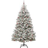  Umjetno božićno drvce Zelena i bijela 300 cm PVC i metal | shoptok.hr