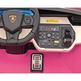 Licenciran avto na akumulator Lamborghini SIAN 4x100W - dvosed - roza | Shoptok.si