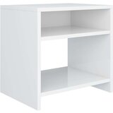  Nočne omarice 2 kosa visok sijaj bele 40x30x40 cm iverna plošča, (20733617) | Shoptok.si