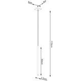  Brilagi - LED Luster na sajli DRIFA 1xG9/4W/230V zlatna | Eponuda.com
