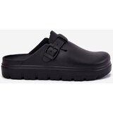 EVENTO Women Foam Slippers With Strap And Buckle Black Larinie | shoptok.hr