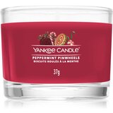 Yankee Candle Peppermint Pinwheels mala mirisna svijeća bez staklene posude I. 37 g | shoptok.hr