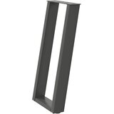  Noge za konzolni stol u obliku slova U, 2 kom, antracit, 38 x (72-73) cm, čelik | shoptok.hr