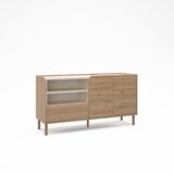 Marckeric Komoda u dekoru hrasta u prirodnoj boji 141x75,5x44 cm Monza – | shoptok.hr