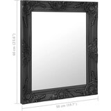 vidaXL Zidno ogledalo u baroknom stilu 50 x 60 cm crno | shoptok.hr