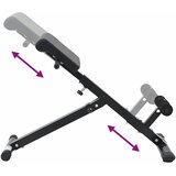  Klupa za hiperextenziju Crna 100,5 x 70 x 78 cm | shoptok.hr