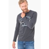 Tom Tailor Muška majica 1037744, Dug rukav, Tamnosiva | ePonuda.com