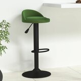 Furnova Barski stolček temno zelen žamet, (21949529) | Shoptok.si