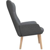  Stolica za opuštanje od tkanine tamnosiva | shoptok.hr